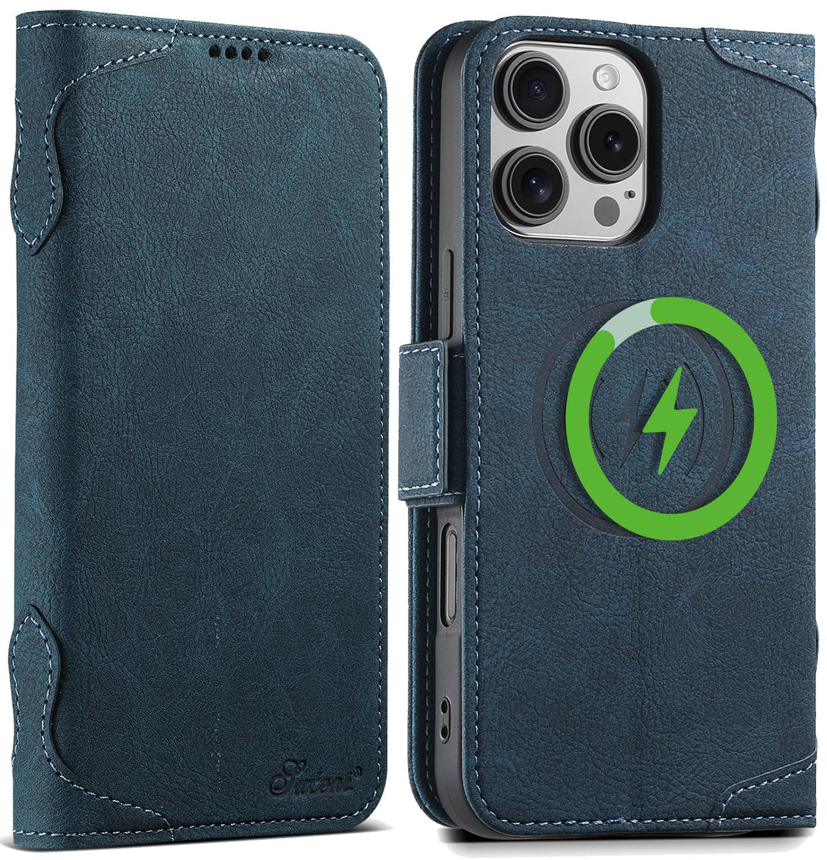 Magnetic PU TPU  Phone Case iPhone 15 Pro Max | MagSafe Shockproof