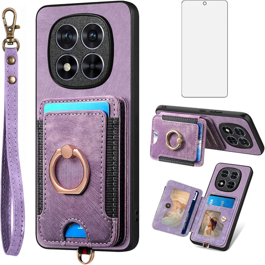 Leather phone case for Xiaomi Redmi Note 14 Pro 5G/Poco X7