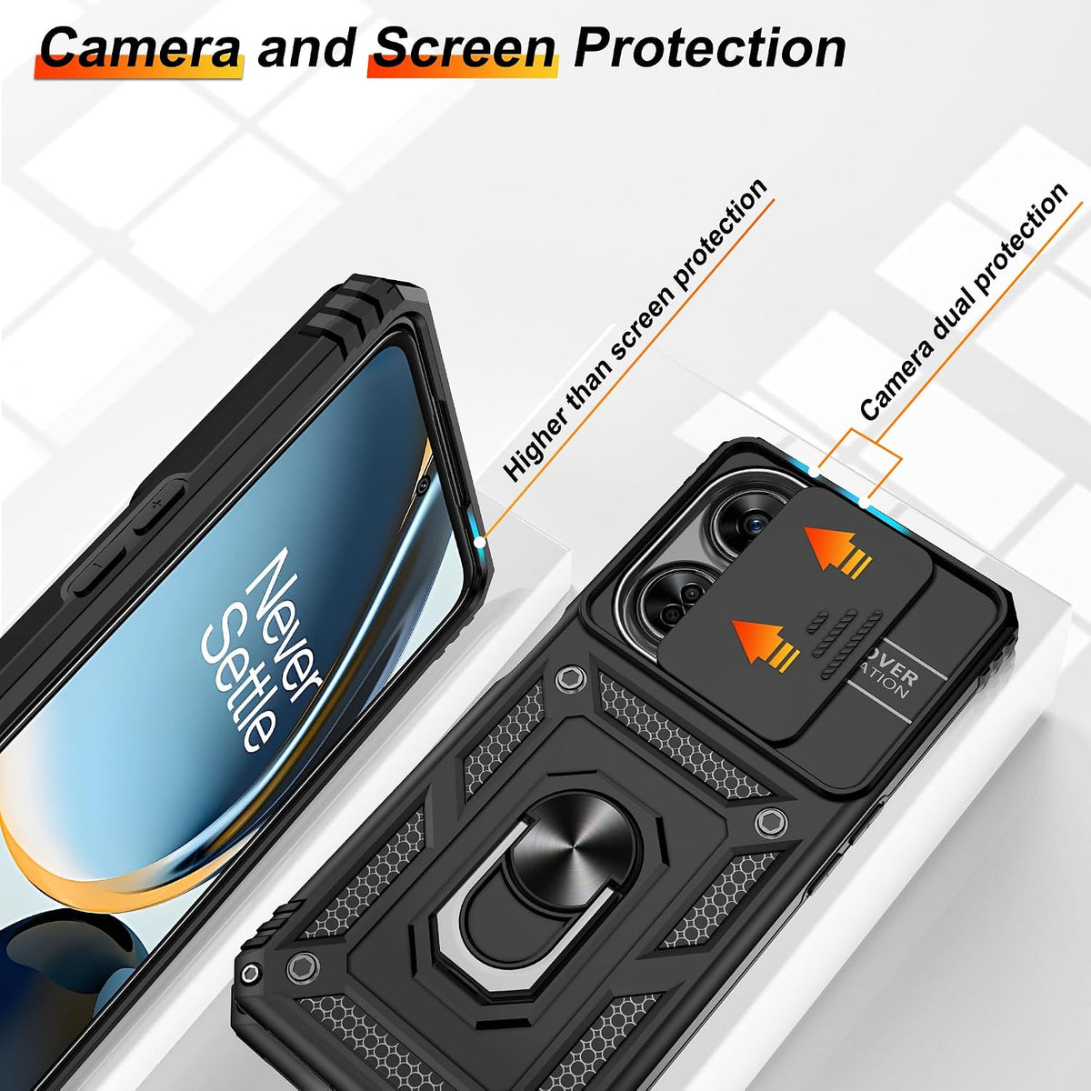 Military-grade shockproof phone case for OnePlus Nord N30 5G