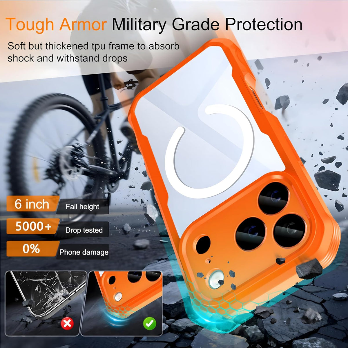 MagSafe Shockproof iPhone 17 Pro Phone Case | All-Around Protection