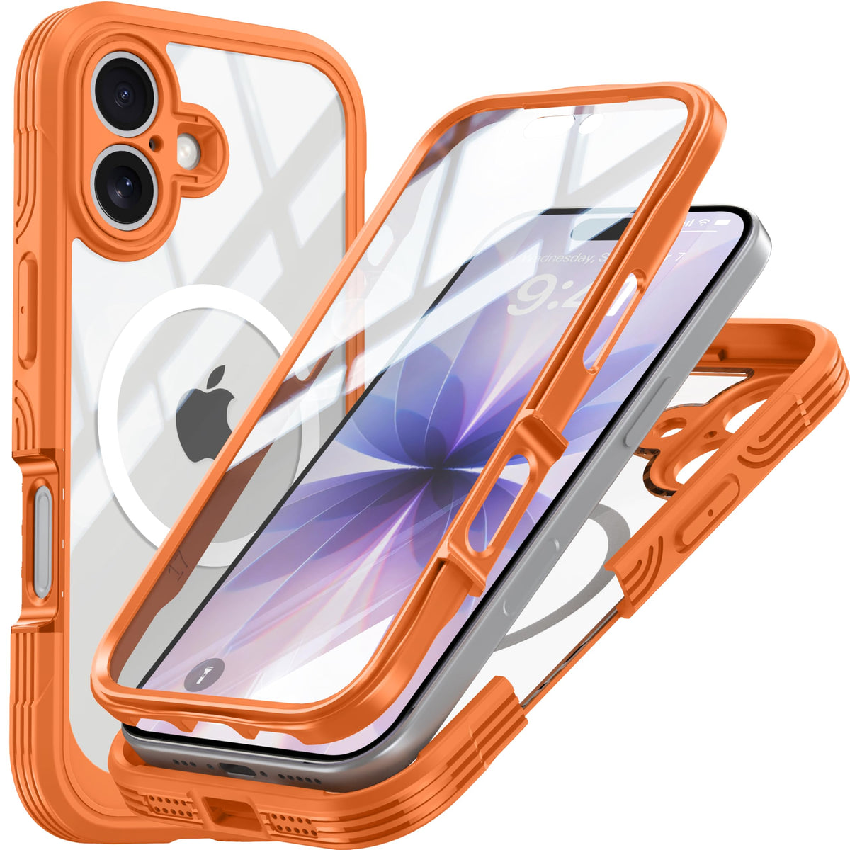 Shockproof Magnetic phone case for iPhone 17 Pro Max, military-grade 