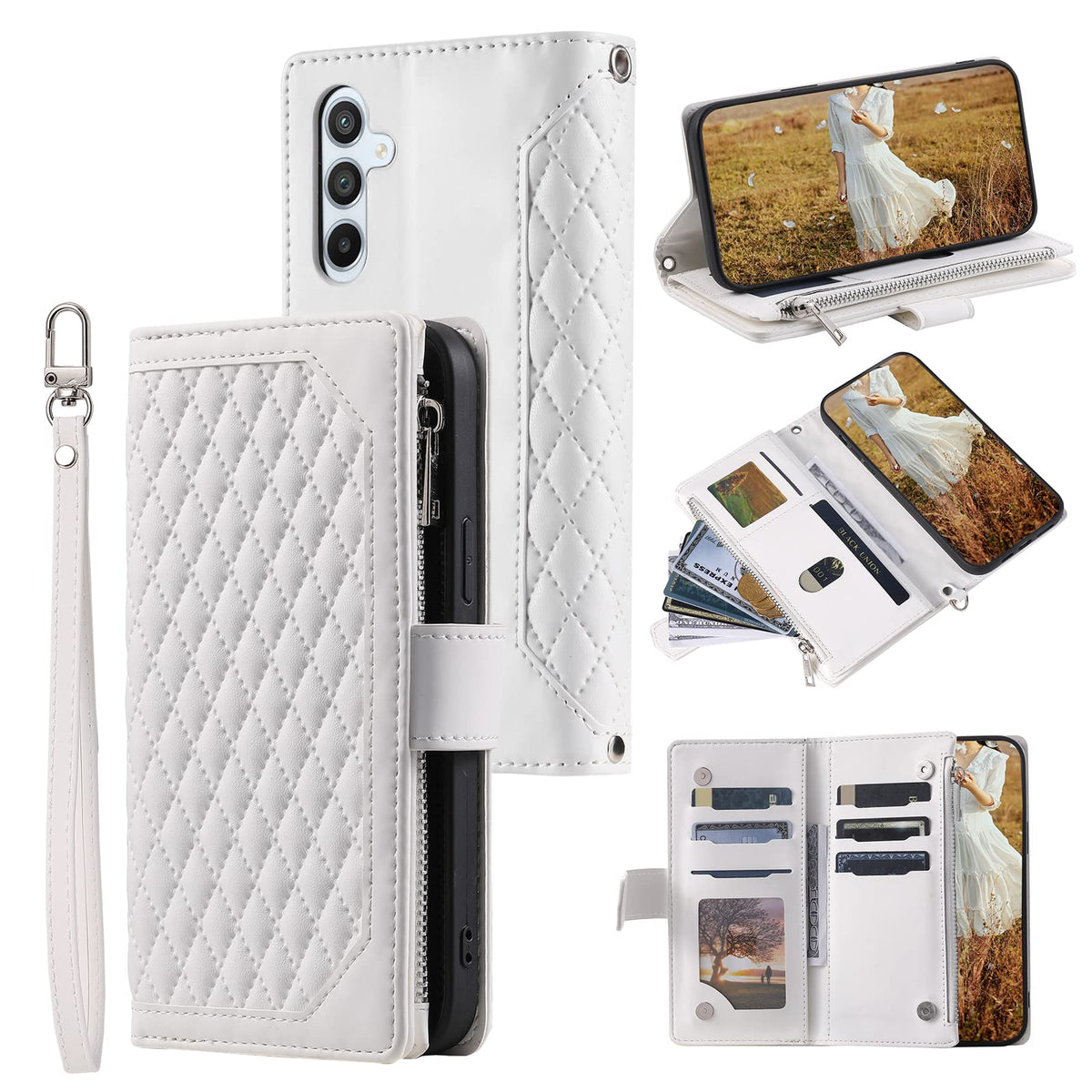 Leather phone case for Samsung Galaxy A15 4G/5G