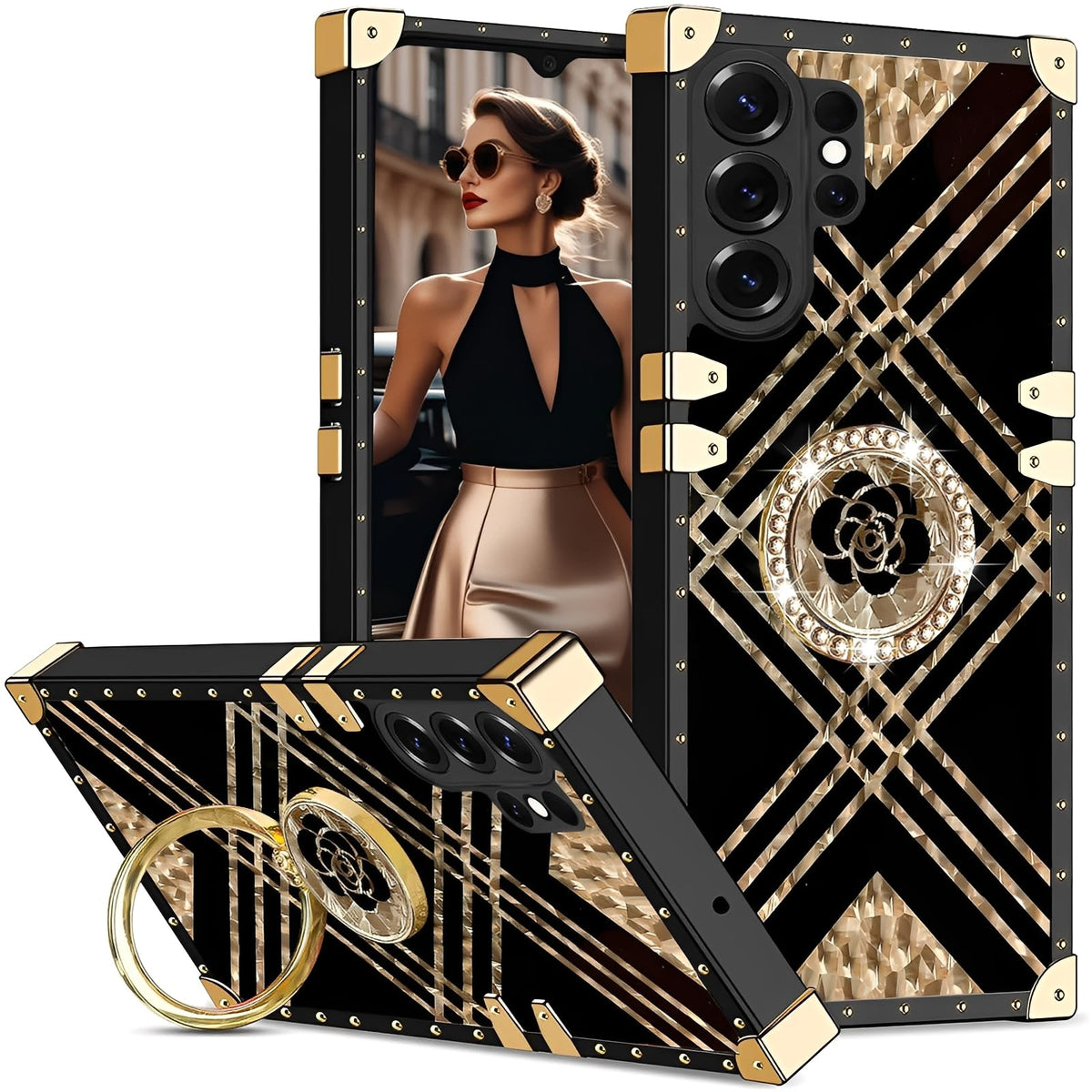 TPU shockproof phone case with stand for Samsung Galaxy S26 Ultra