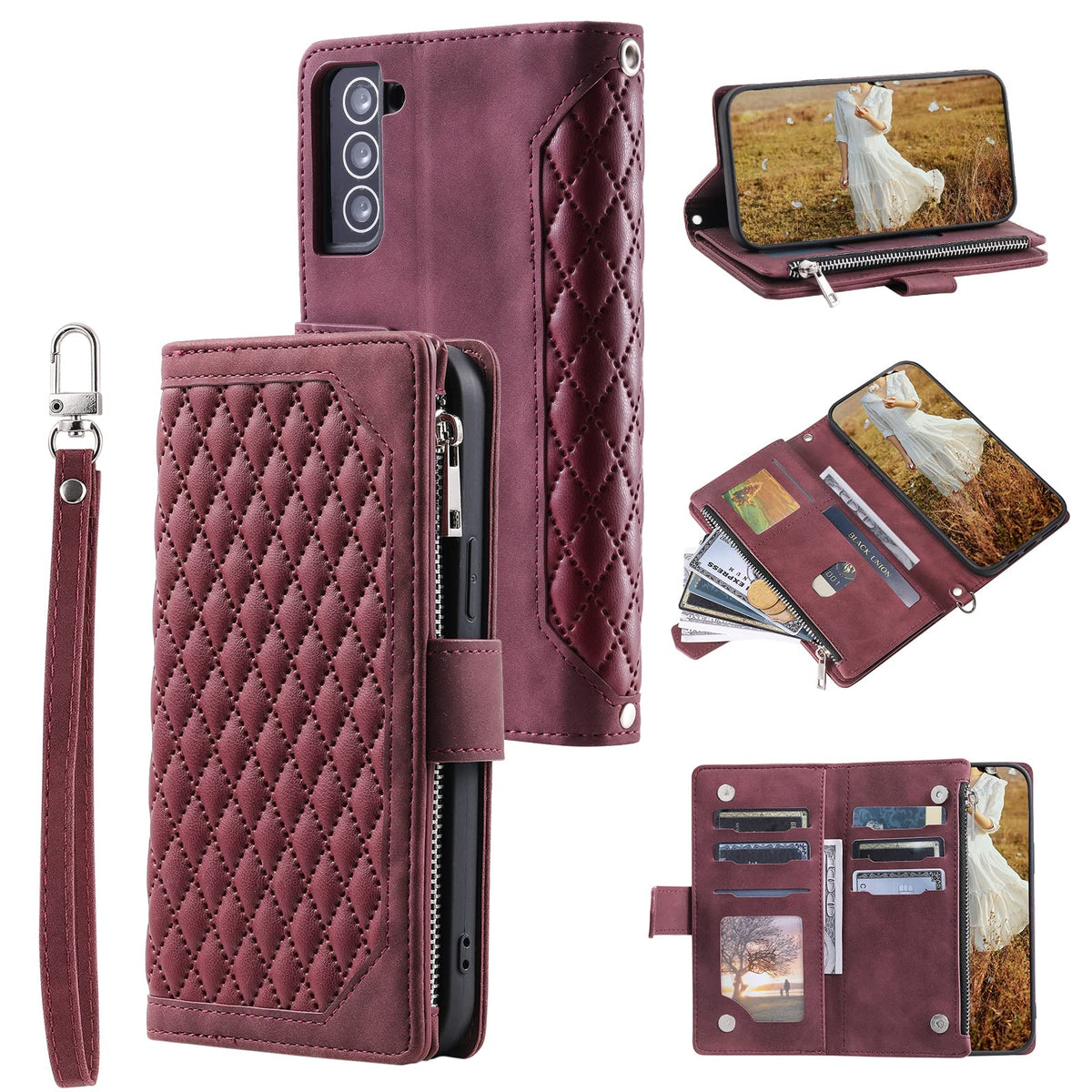 Leather phone case for Samsung Galaxy A15 4G/5G