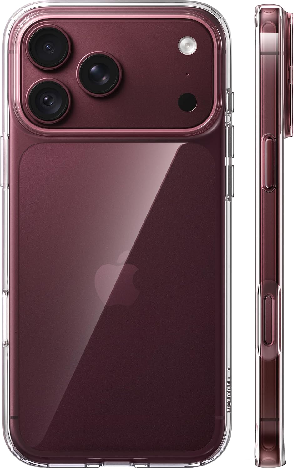 Transparent phone case for iPhone 18 Pro, upgraded anti-yellowing, 6.3-inch.