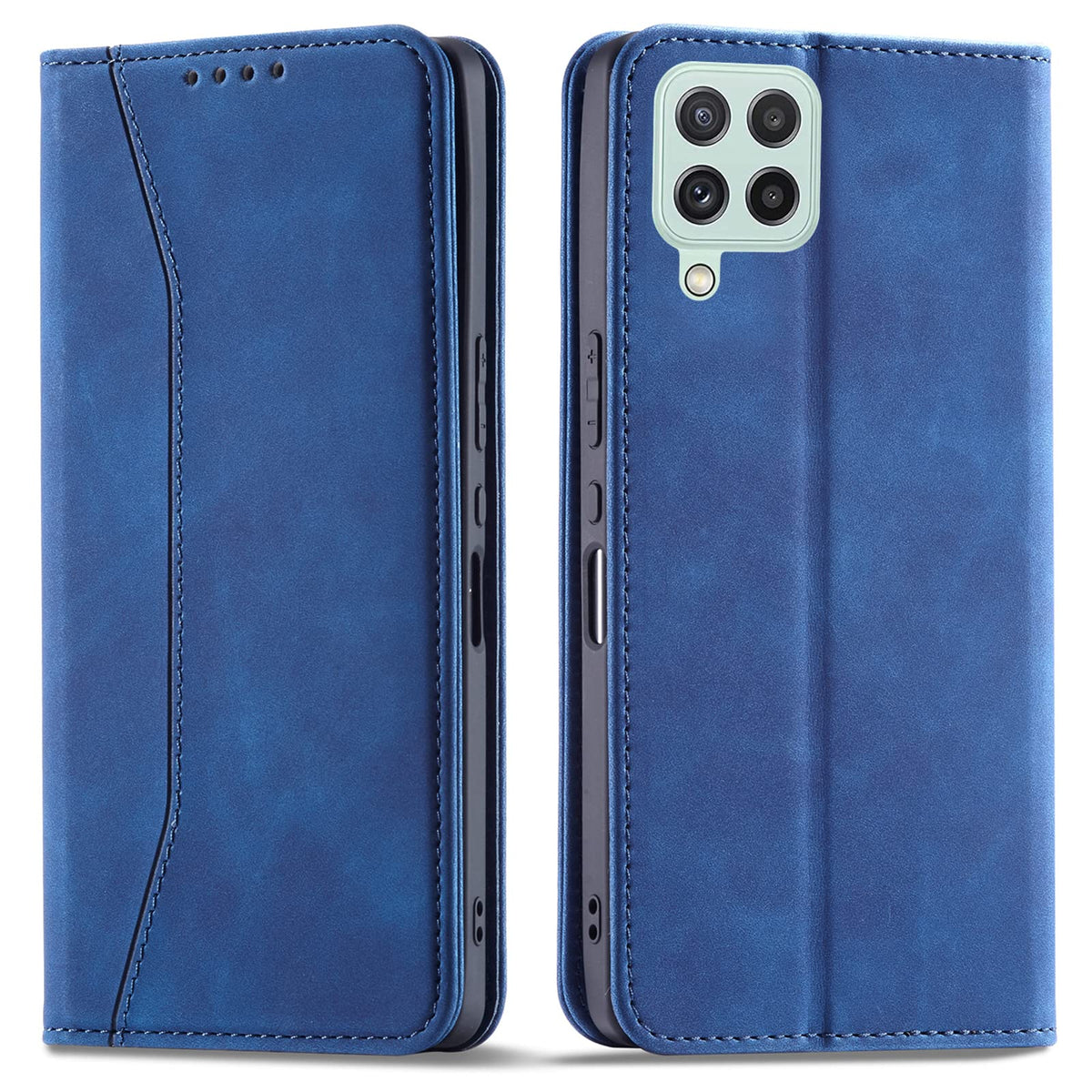 Magnetic genuine leather phone case for Samsung Galaxy S6