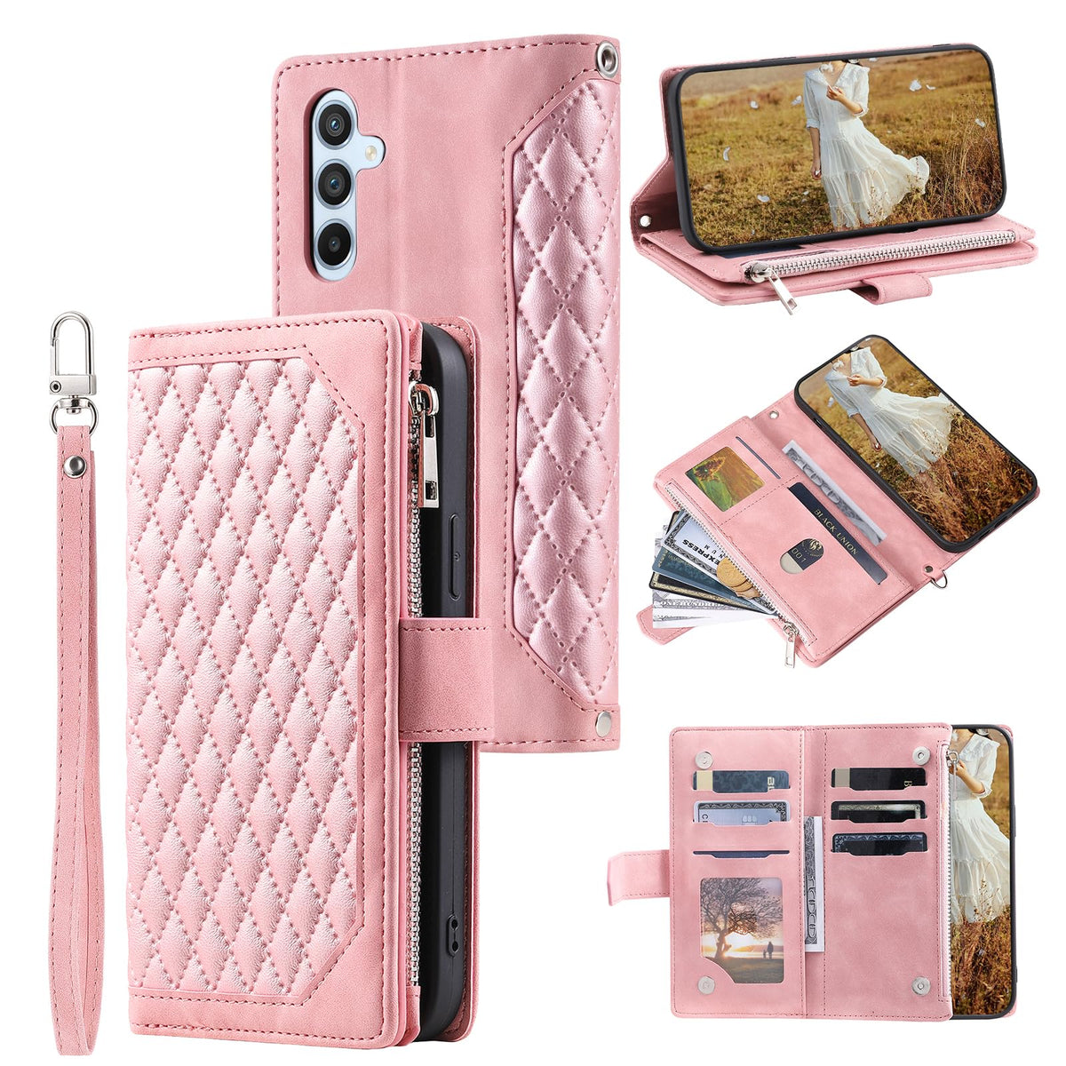 Leather phone case for Samsung Galaxy A15 4G/5G