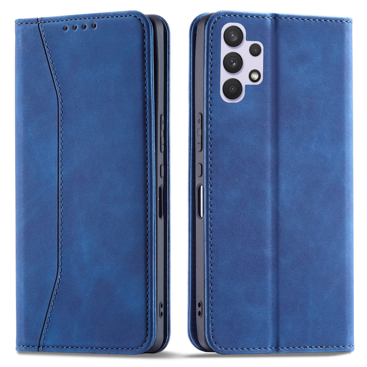 Magnetic genuine leather phone case for Samsung Galaxy S6