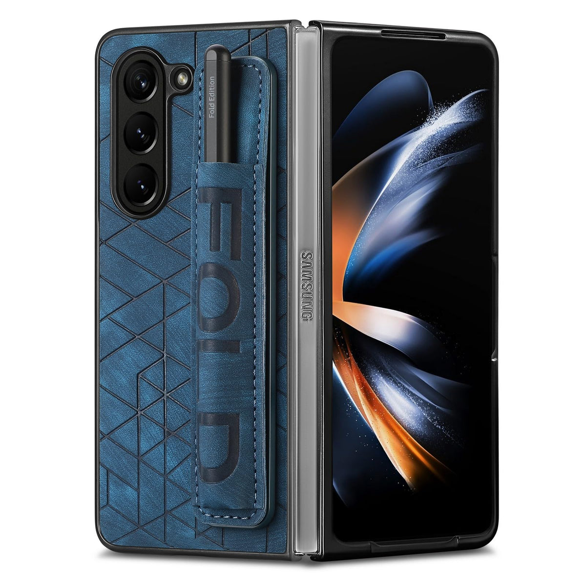 Genuine leather Shockproof phone case for Galaxy Z Fold 6