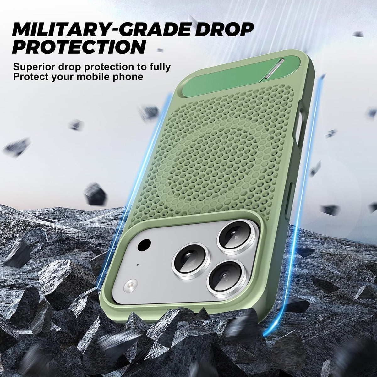 MagSafe Thermal Kickstand Phone Case for iPhone 17 Pro Max