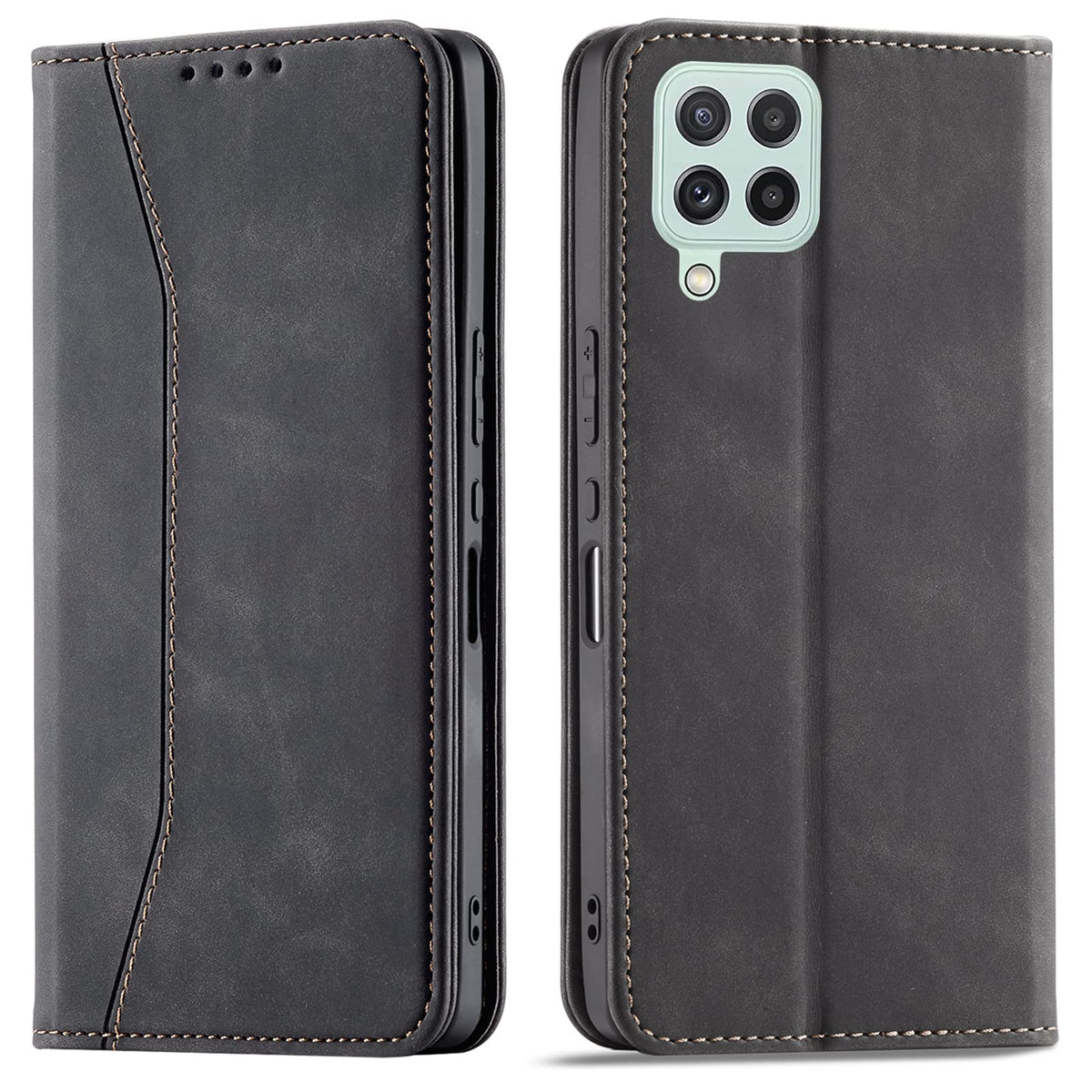 Magnetic genuine leather phone case for Samsung Galaxy S6