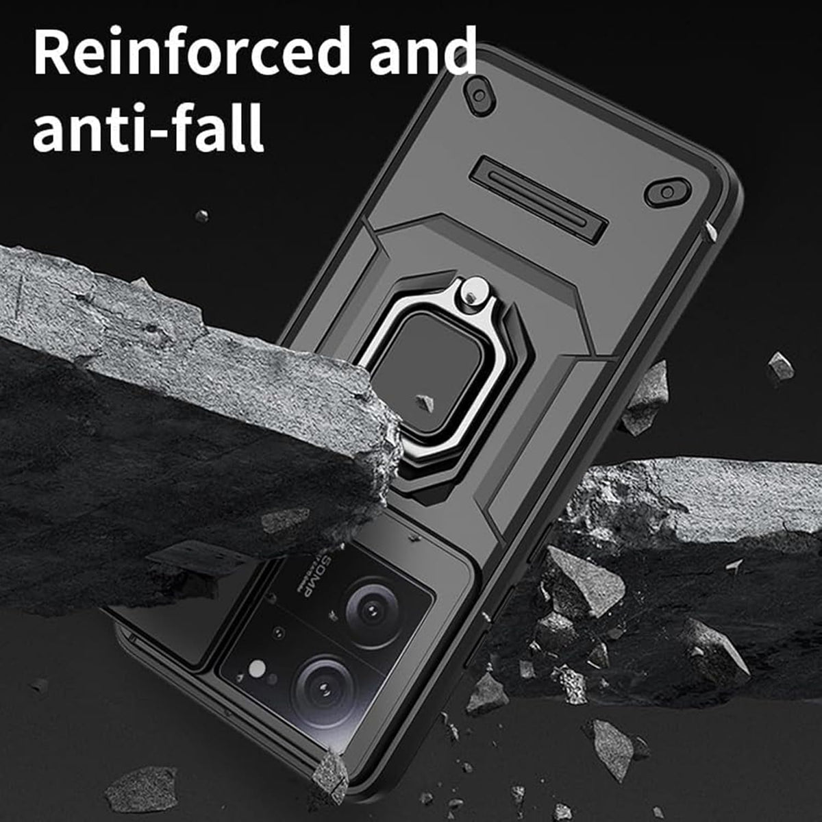 PC+TPU Shockproof Phone Case for Xiaomi Redmi 13C/Poco C65 + Screen P