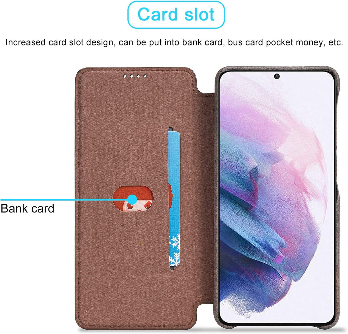 PU+PC leather shockproof phone case for Samsung  Galaxy S22 Plus stand