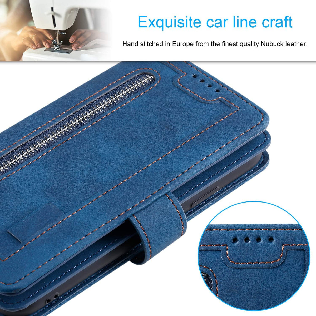 Leather phone case for Samsung Galaxy A35 5G