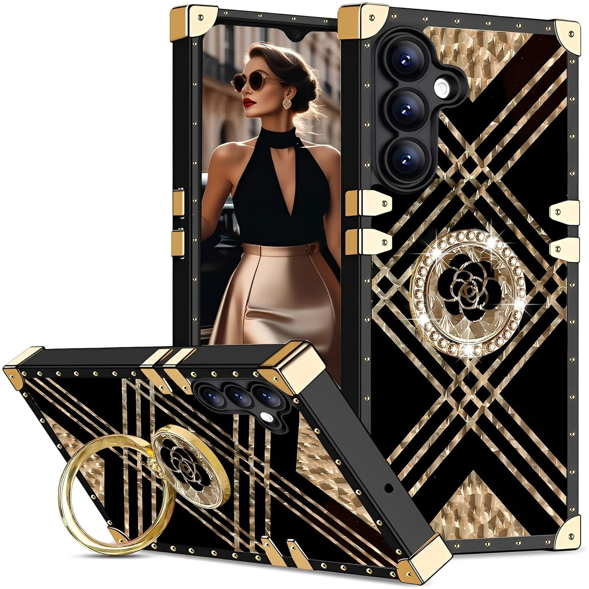 TPU shockproof phone case with stand for Samsung Galaxy S26 Ultra
