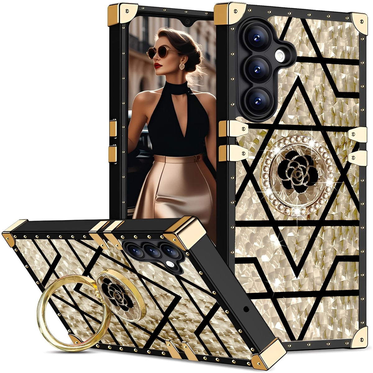 TPU shockproof phone case with stand for Samsung Galaxy S26 Ultra