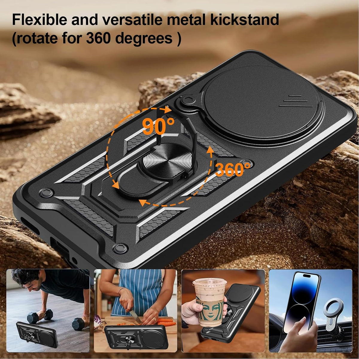 TPU+PC shockproof phone case for Redmi Note 15 Pro 5G with screen pro