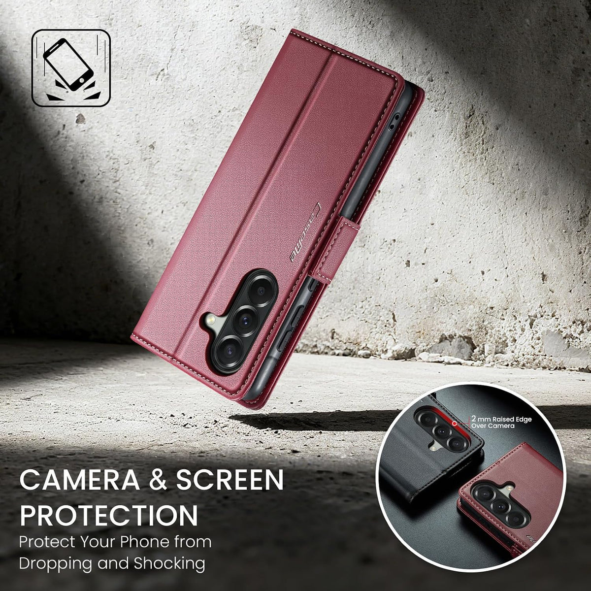 Leather phone case for Samsung Galaxy S23