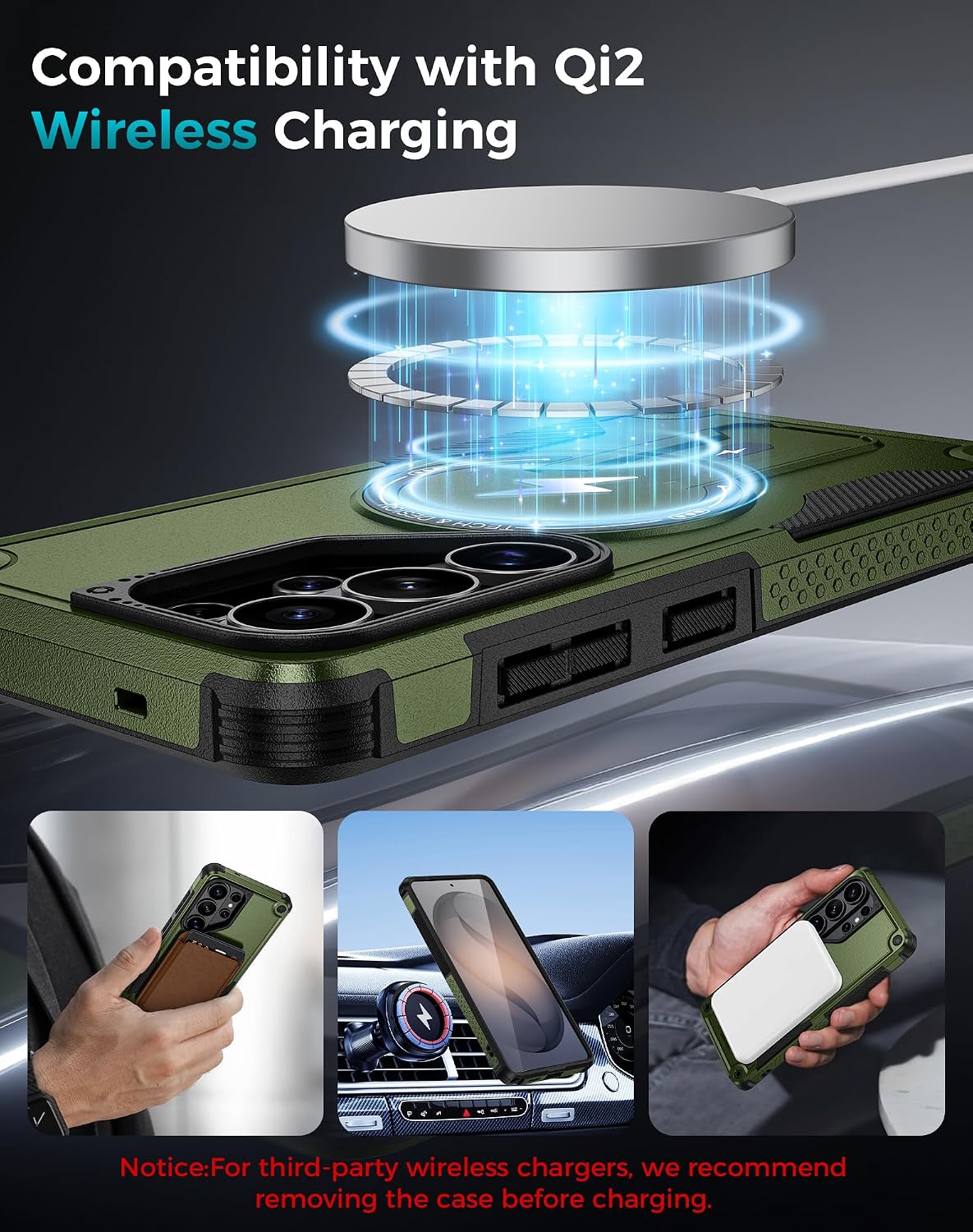 MagSafe Shockproof Phone Case for Samsung Galaxy S26 Ultra (Screen Protector Included)