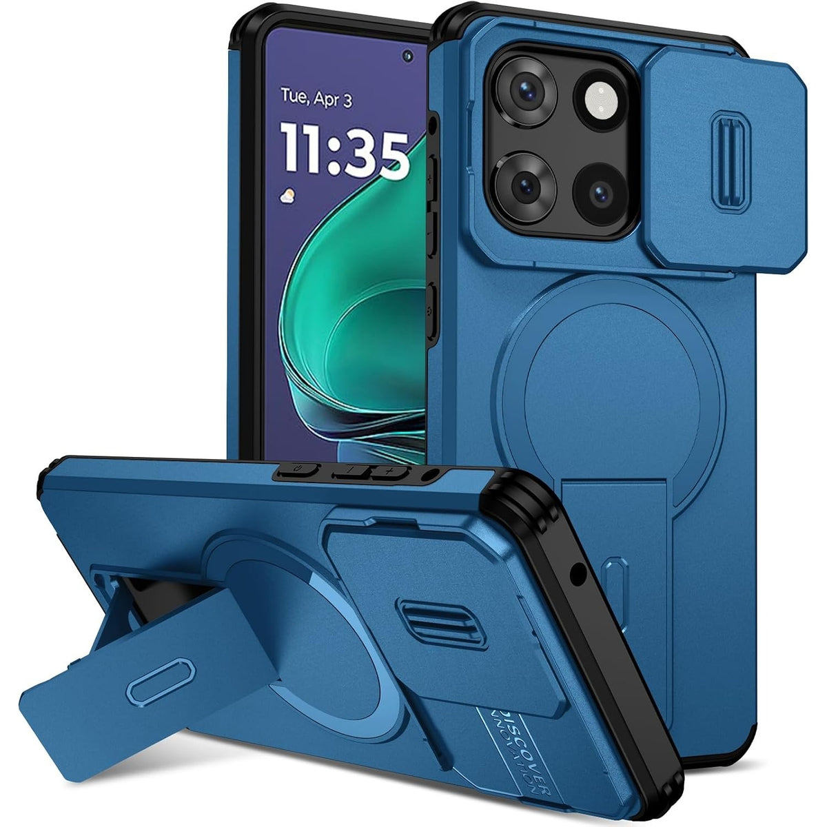 Magnetic shockproof phone case for Moto G Stylus 2025 (6.7-inch).
