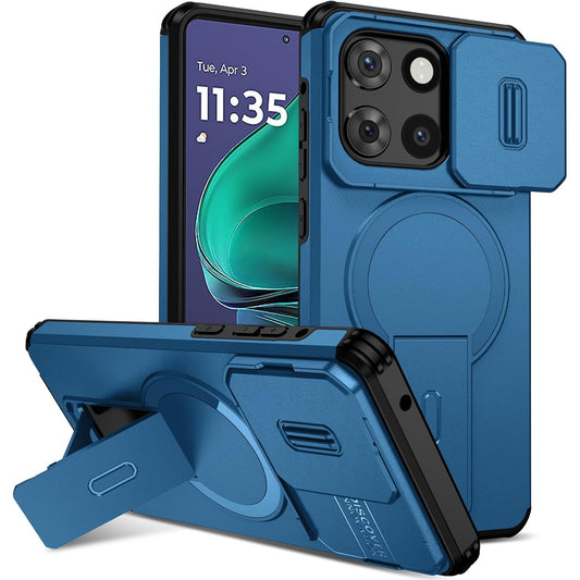 Magnetic shockproof phone case for Moto G Stylus 2025 (6.7-inch).
