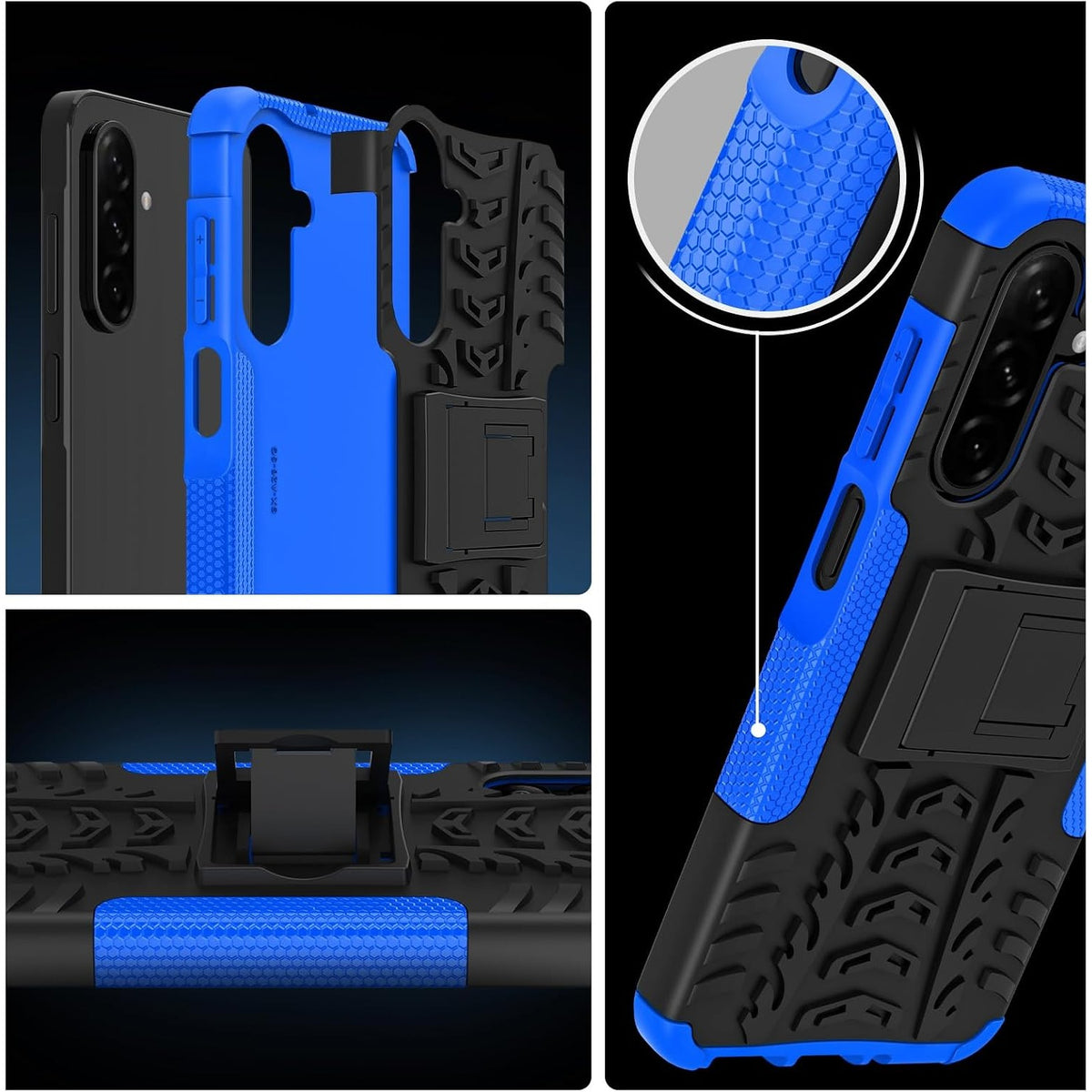 Shockproof phone case for Samsung Galaxy A17 5G/A26 5G, includes 2 screen protectors.