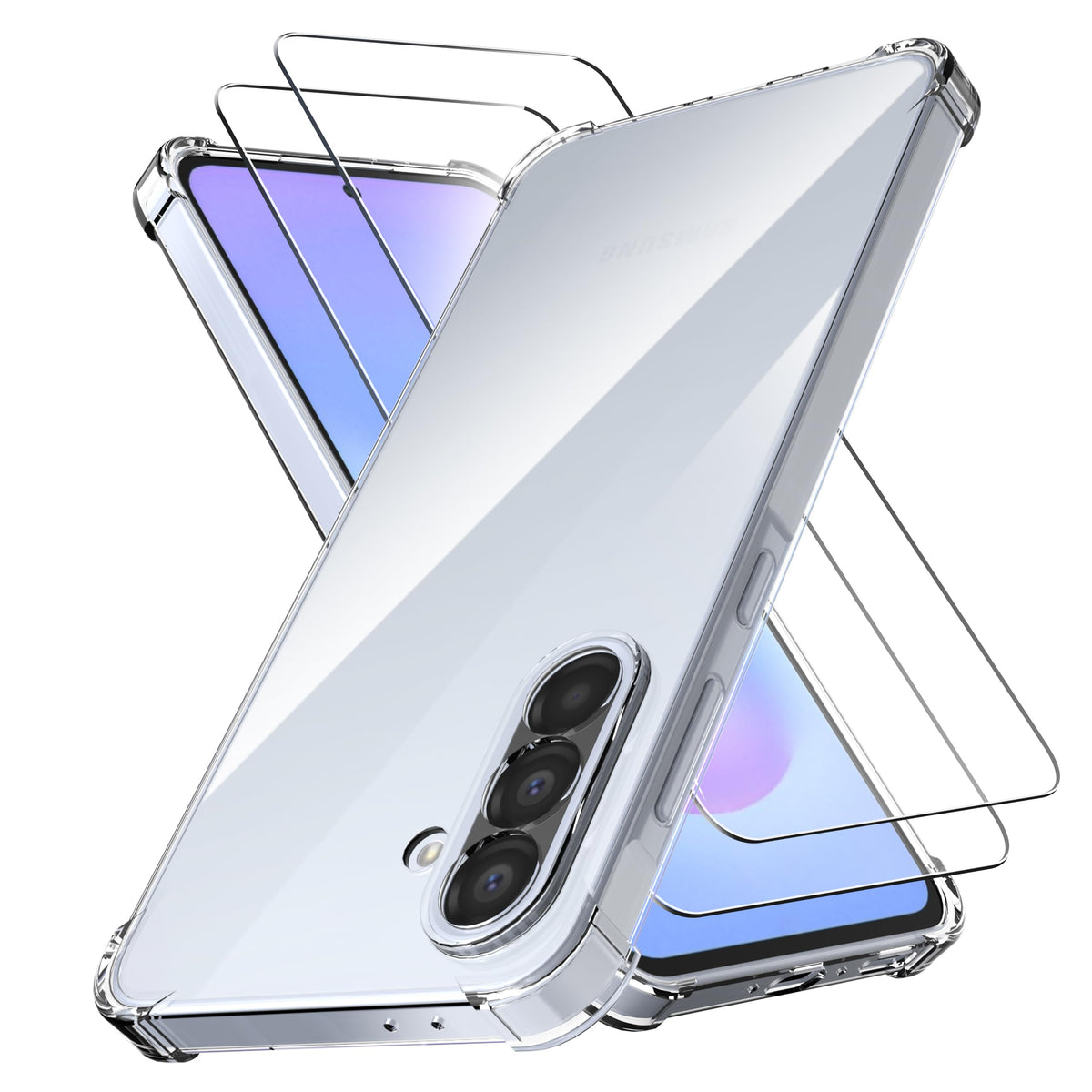 Anti-yellowing transparent phone case for Samsung Galaxy A37 5G