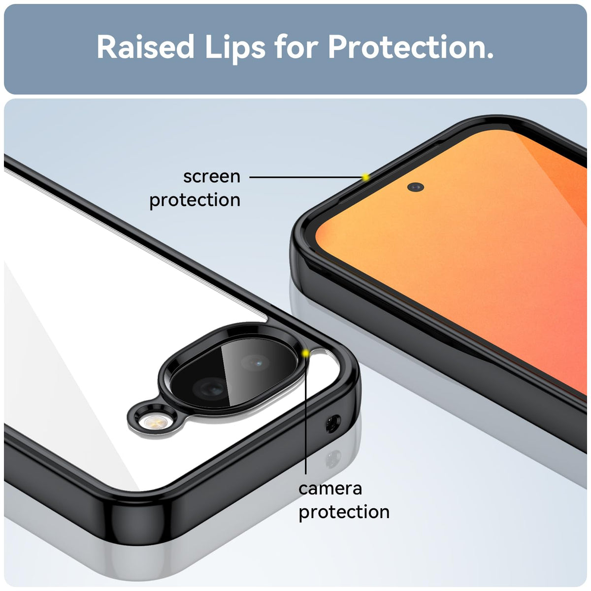 Carbon fiber flexible TPU protective case for Google Pixel 10A with precision cutouts