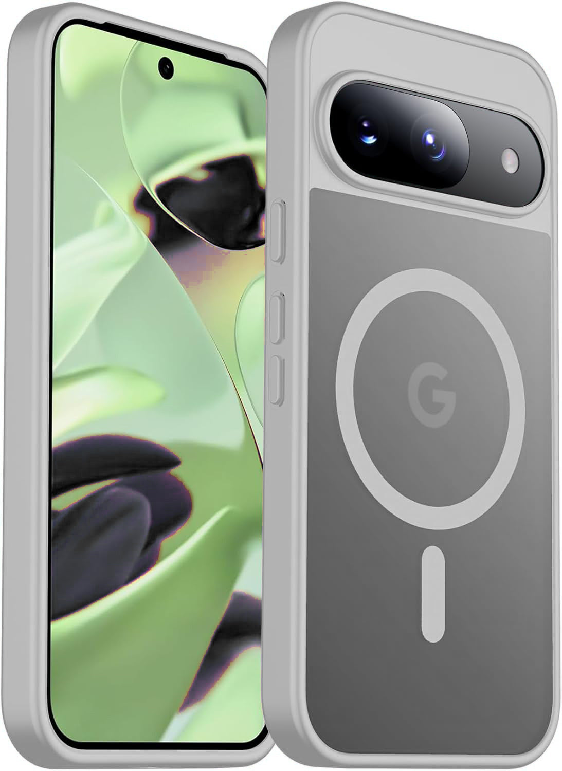 Compatible Magsafe translucent frosted phone case for Google Pixel 9A