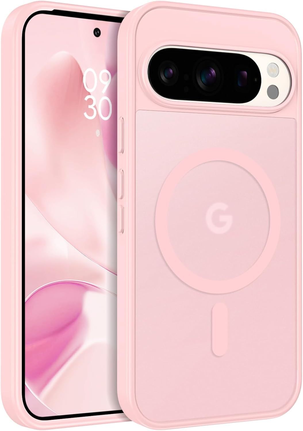 Compatible Magsafe translucent frosted phone case for Google Pixel 9A