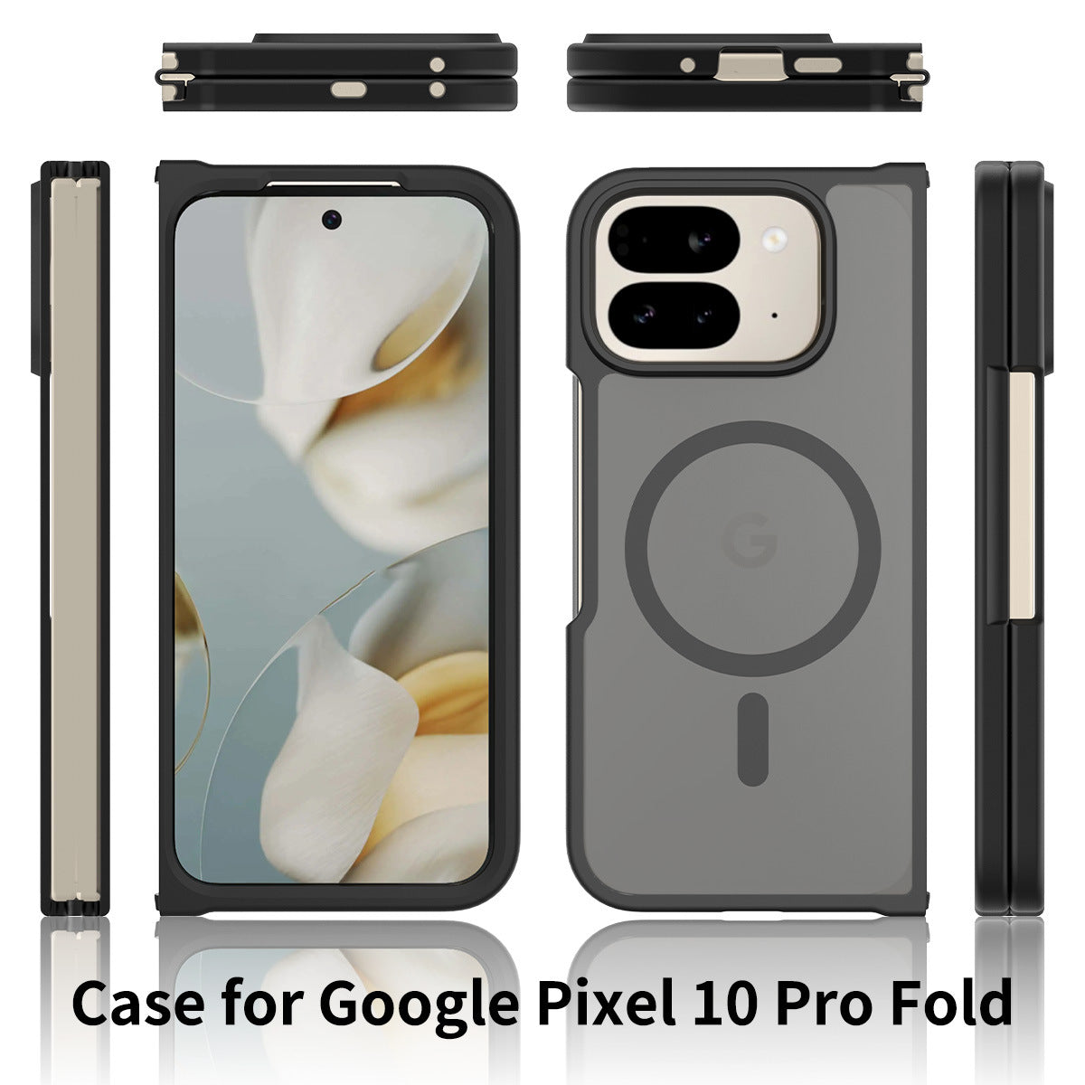 Raised edge double protection case for Google Pixel 10 Pro Fold
