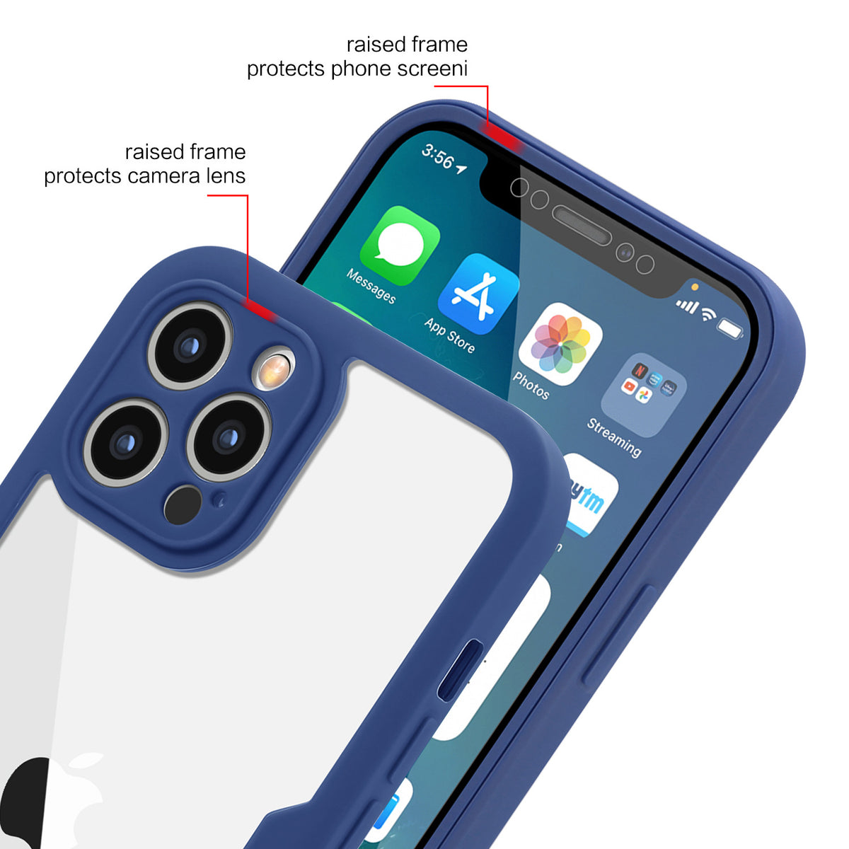 Full-coverage TPU phone case for iPhone 12 Pro Max
