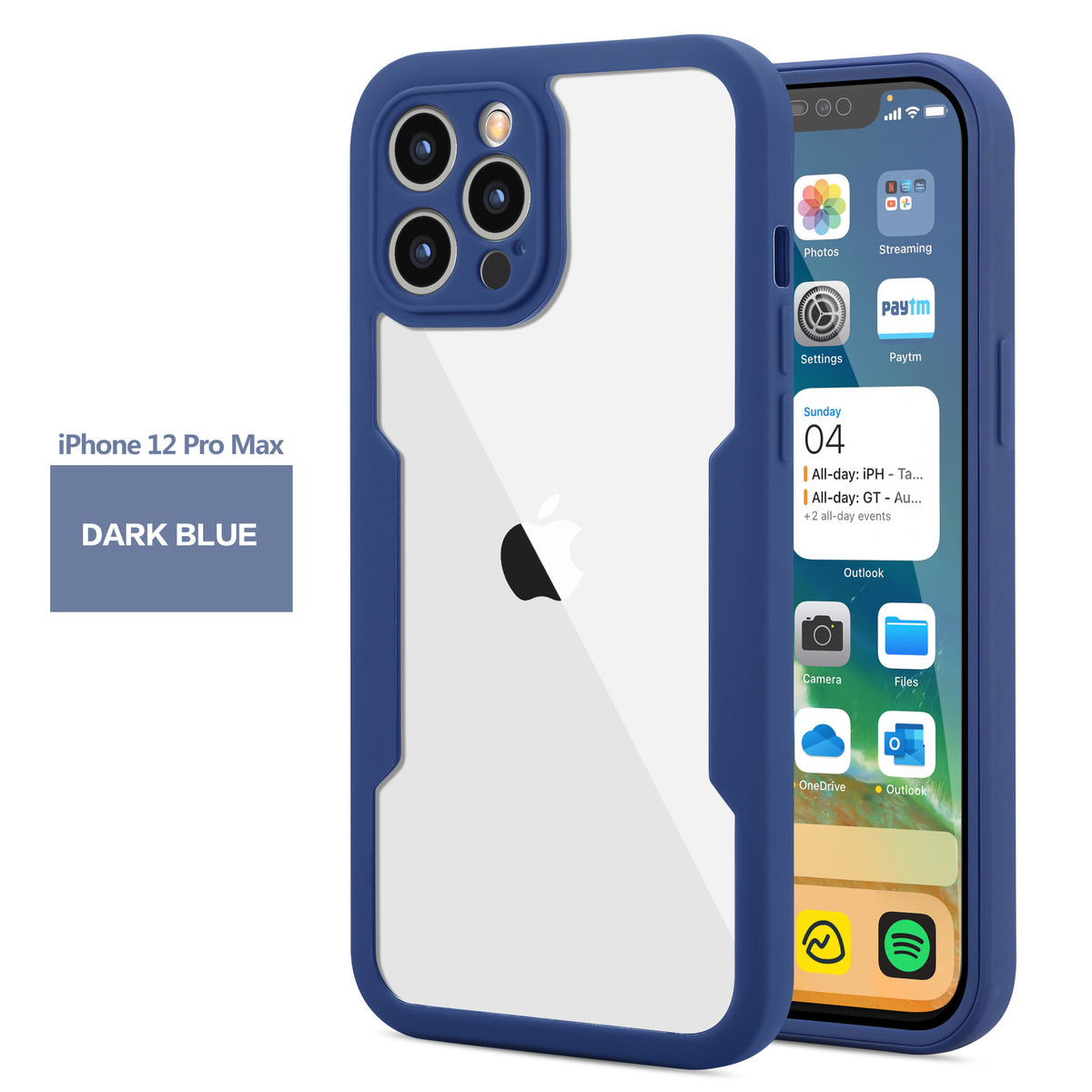 Full-coverage TPU phone case for iPhone 12 Pro Max