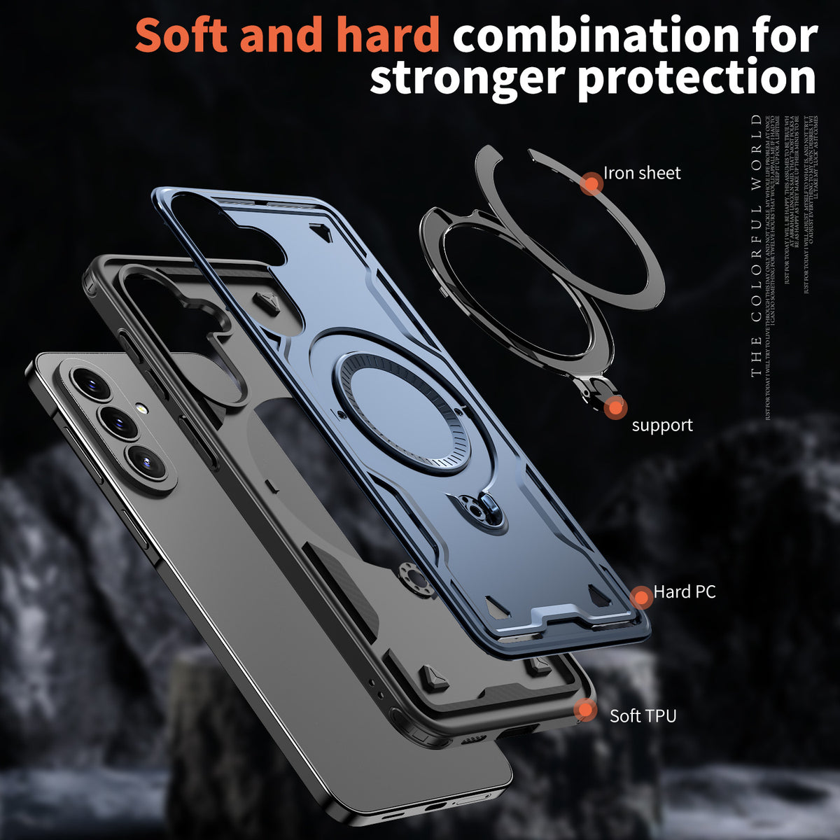 TPU+PC Magnetic phone case for Samsung Galaxy A17 (4G)