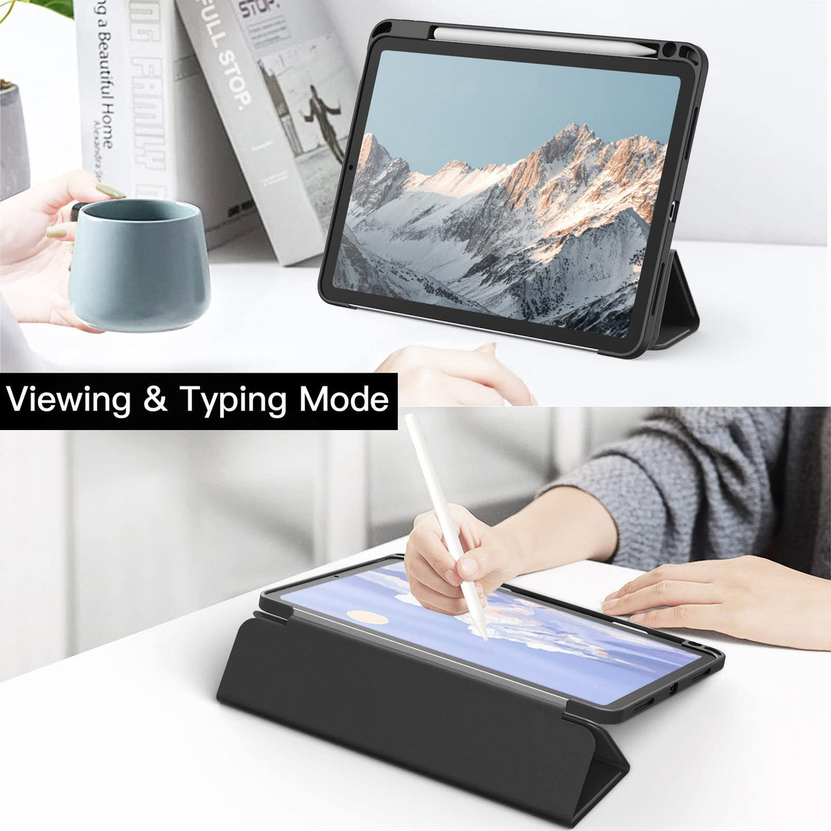 Tri-fold stand shockproof tablet case for iPad (A16) 11/10.9-inch