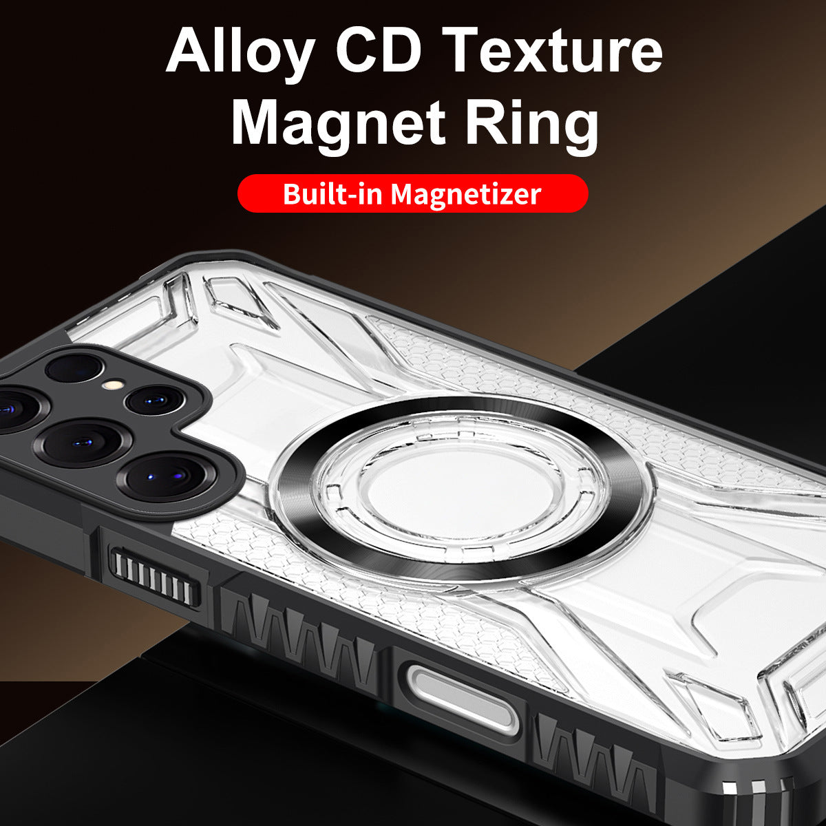 Transparent MagSafe phone case for Samsung Galaxy S26 Ultra