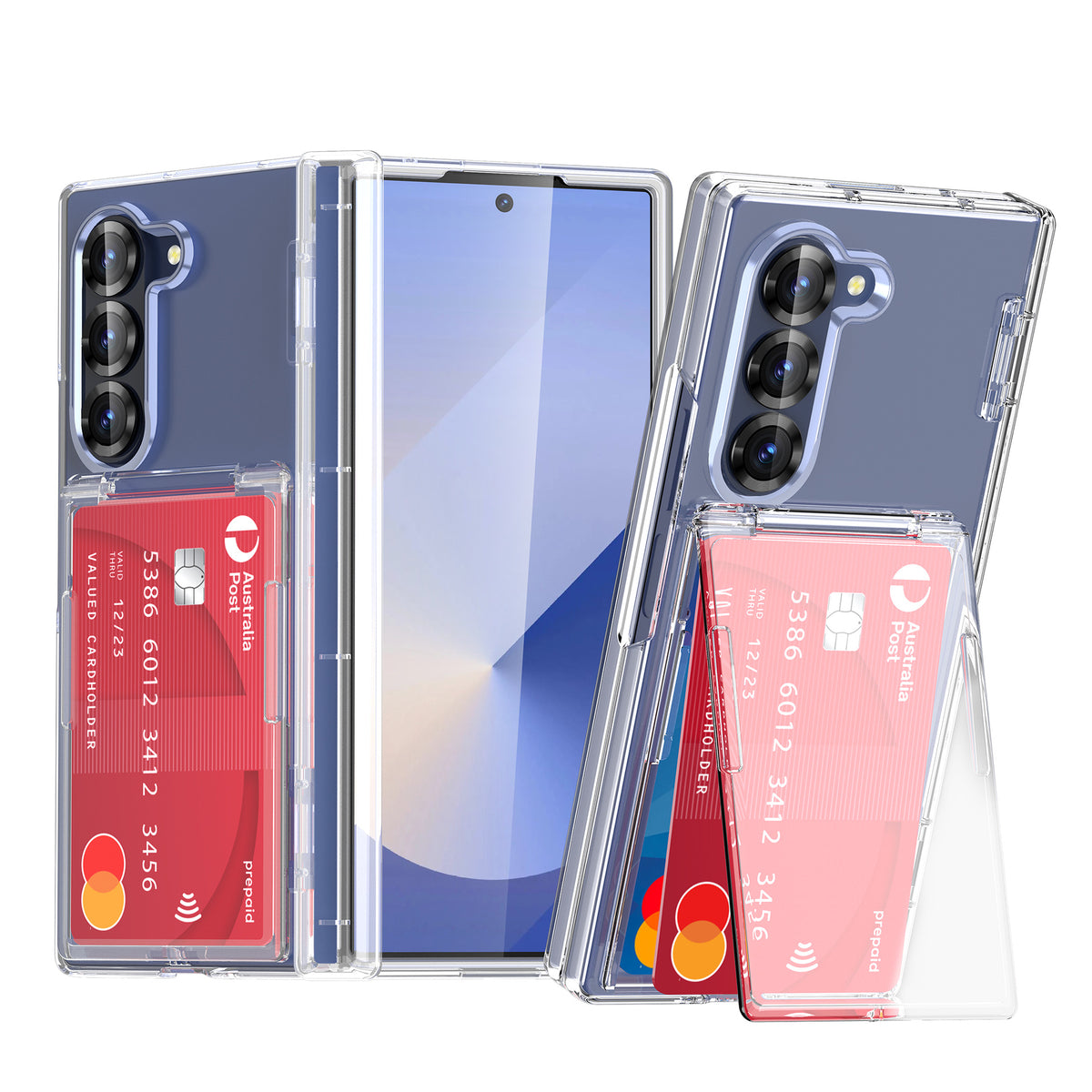 Compatible with Samsung ZFold8 folding card holder phone case