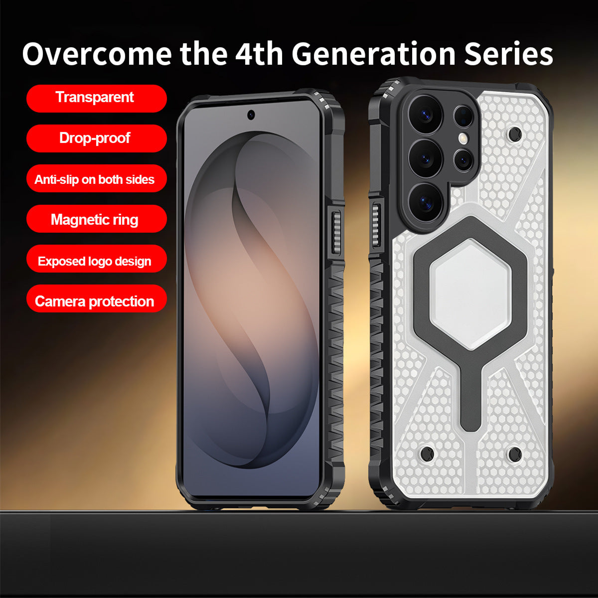 Magnetic shockproof phone case for Samsung S26 Ultra