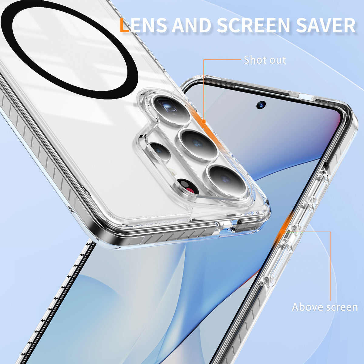 Transparent [Magnsafe Compatible] Phone Case for Samsung Galaxy S26 Ultra