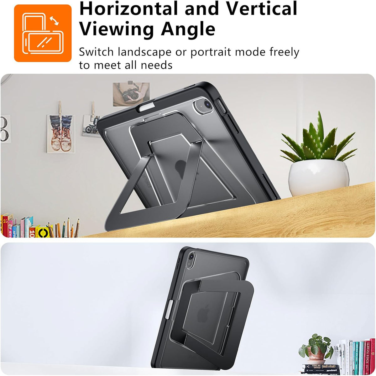 Shockproof tablet case with stand for iPad (A16) 10th/11th (2025)