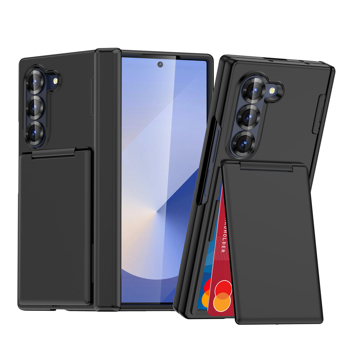 Compatible with Samsung ZFold8 folding card holder phone case