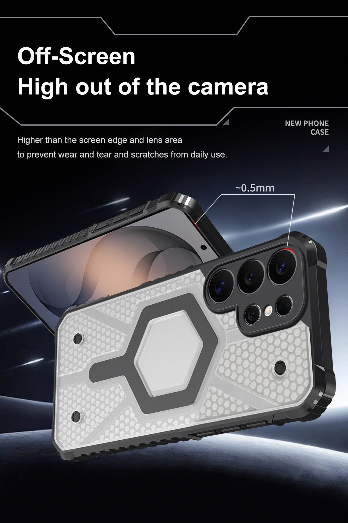 Magnetic shockproof phone case for Samsung S26 Ultra