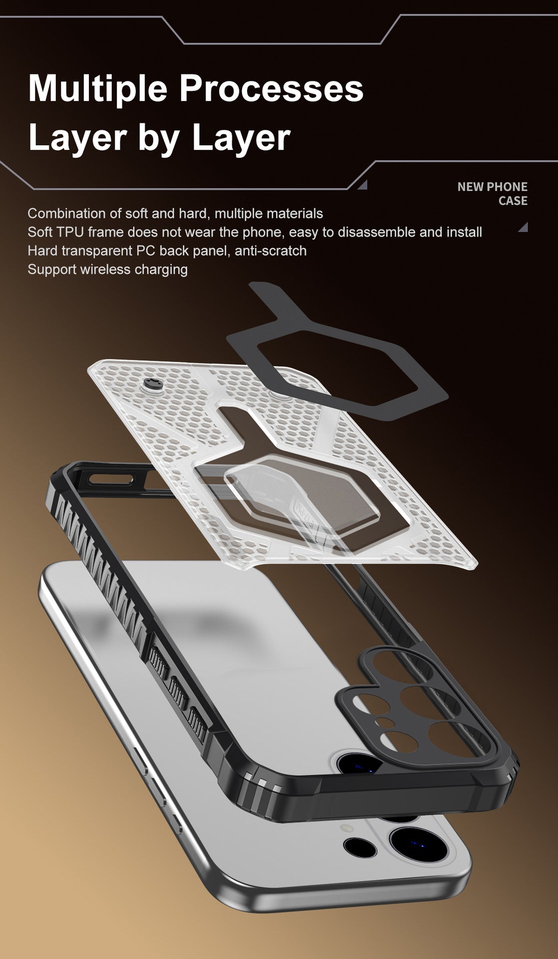 Magnetic shockproof phone case for Samsung S26 Ultra