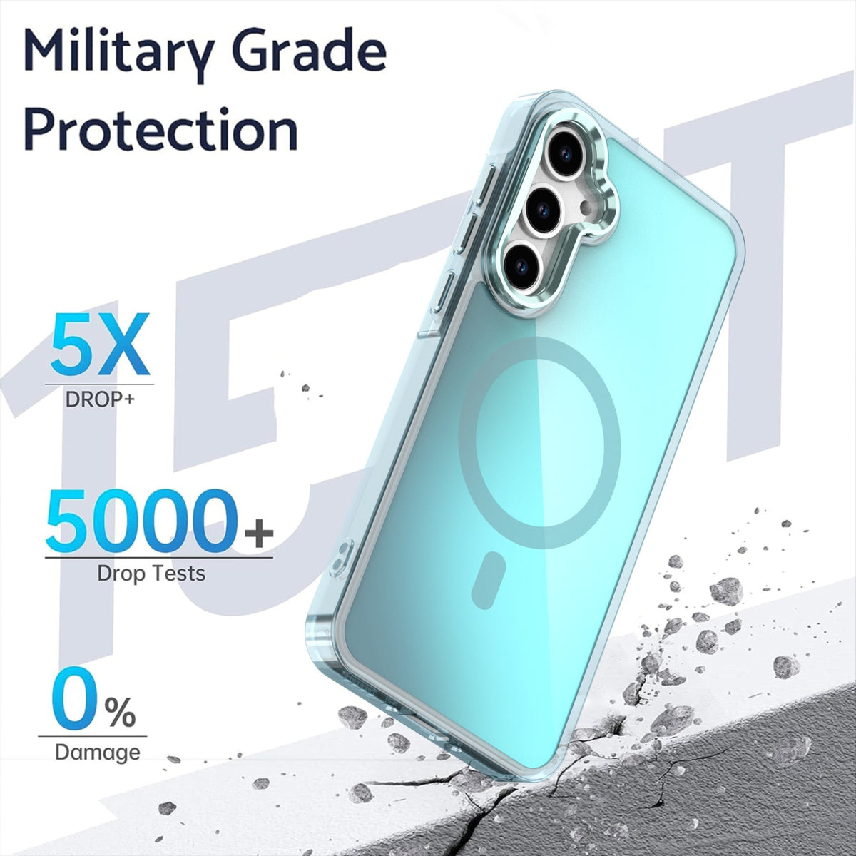 Shockproof Chameleon Magnetic Phone Case for Samsung Galaxy A17 | Mil