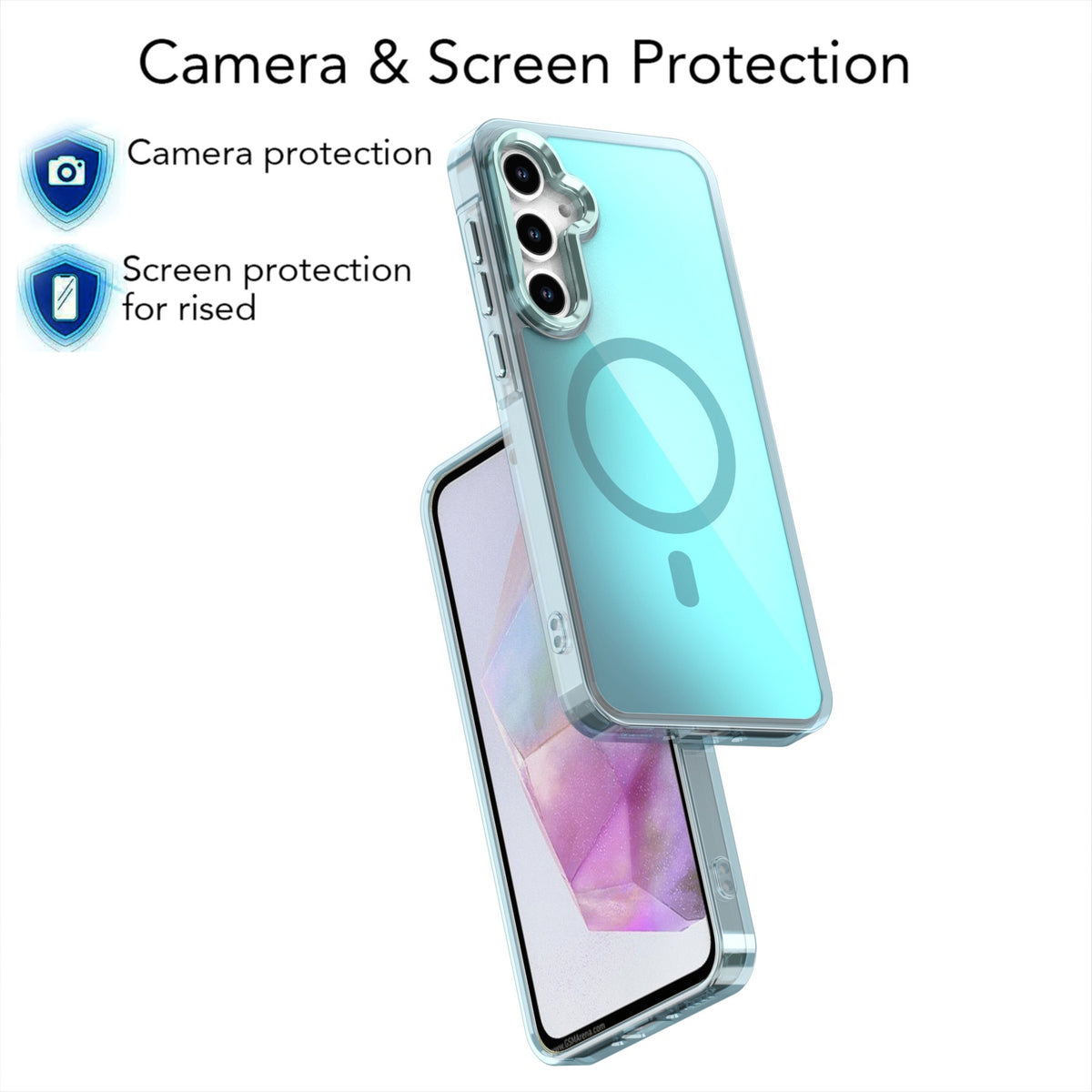 Shockproof Chameleon Magnetic Phone Case for Samsung Galaxy A17 | Mil