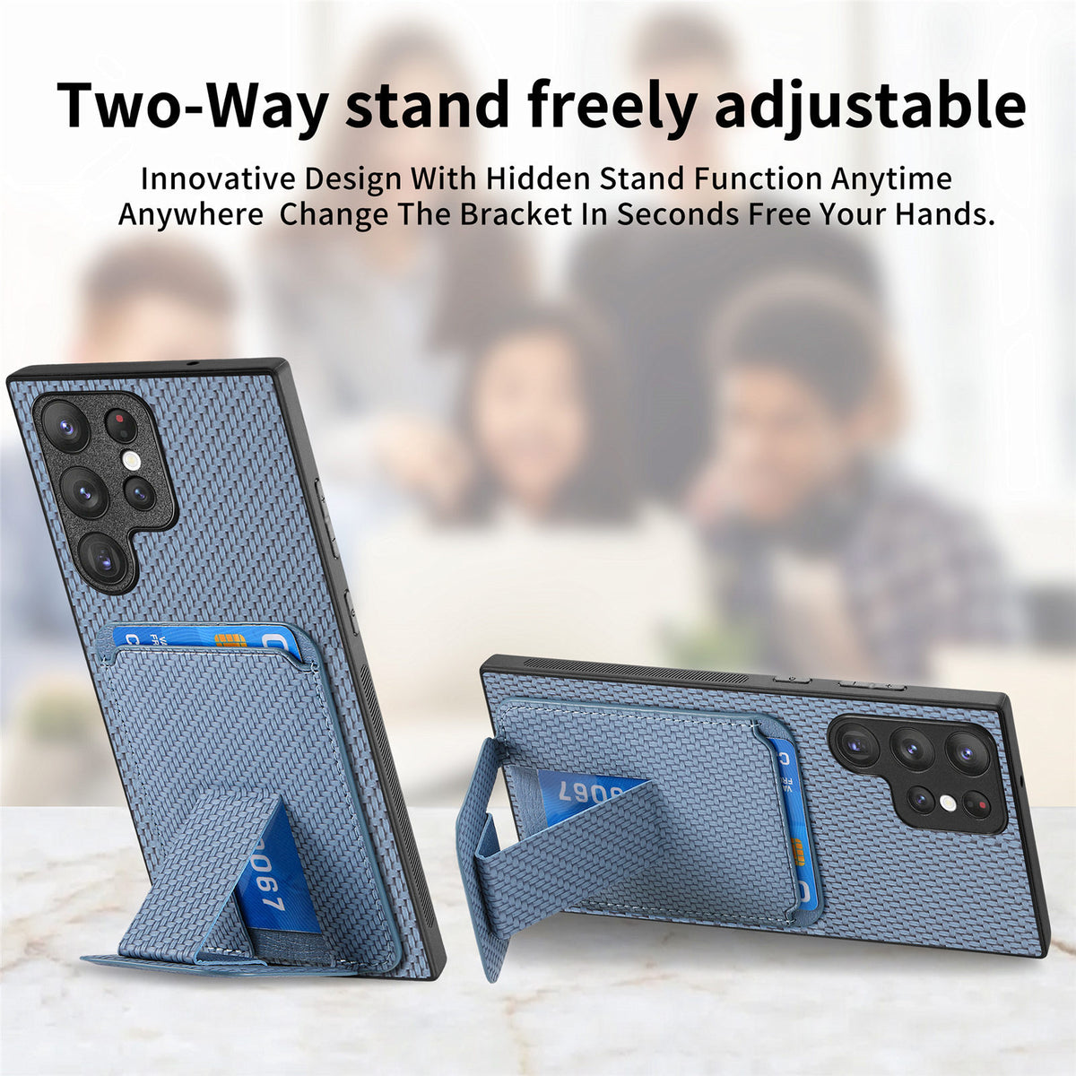 PU leather stand Shockproof phone case for Samsung Galaxy S25 Ultra