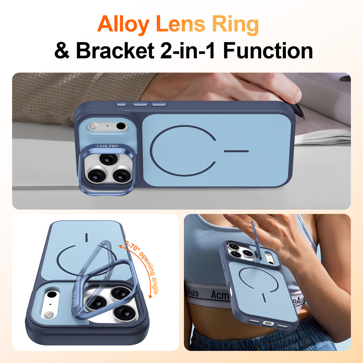 MagSafe TPU Shockproof Phone Case for iPhone 16