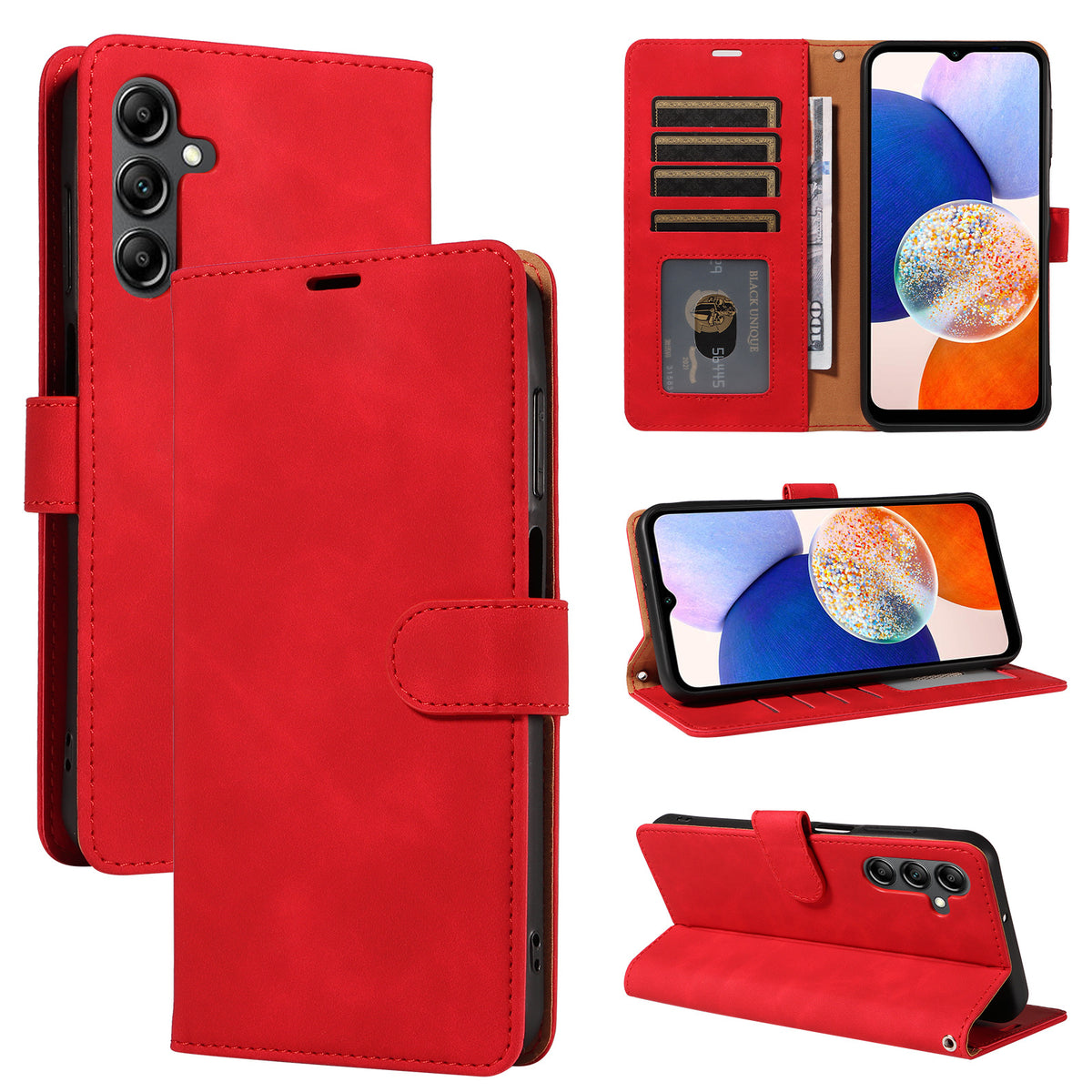Leather Wallet Phone Case | Card Holder for Samsung Galaxy A16 5G