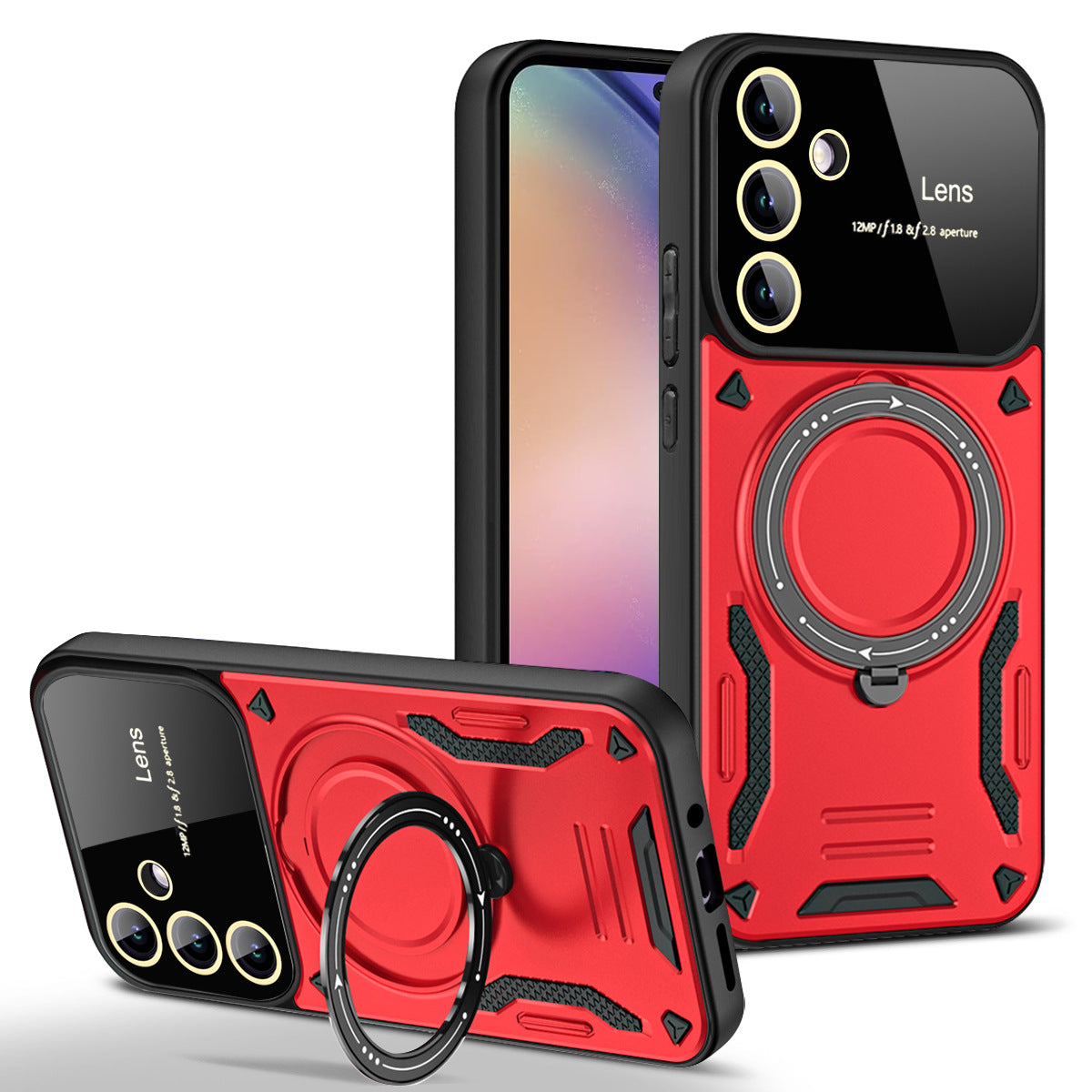 Magnetic stand shockproof phone case for Samsung Galaxy A37
