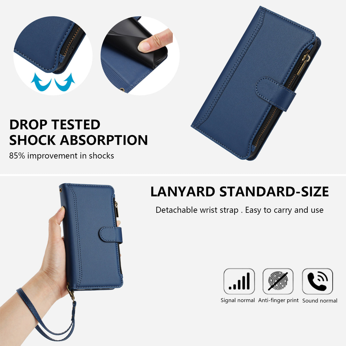 TPU + Leather Phone Case Stand for Motorola Edge 60 Fusion